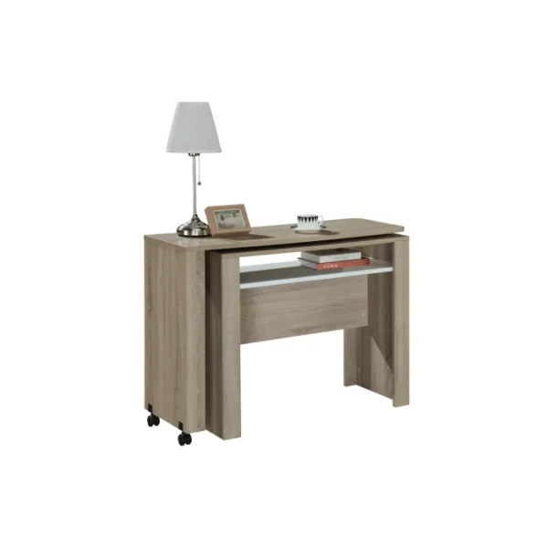 Linx Nevada Workdesk Sonoma Oak And White - Image 3