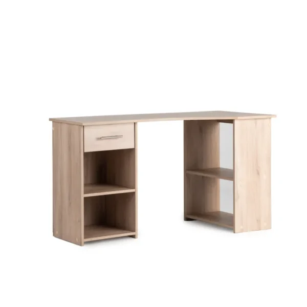 Steel & Rose Ian Angled Desk, Oak - Image 2