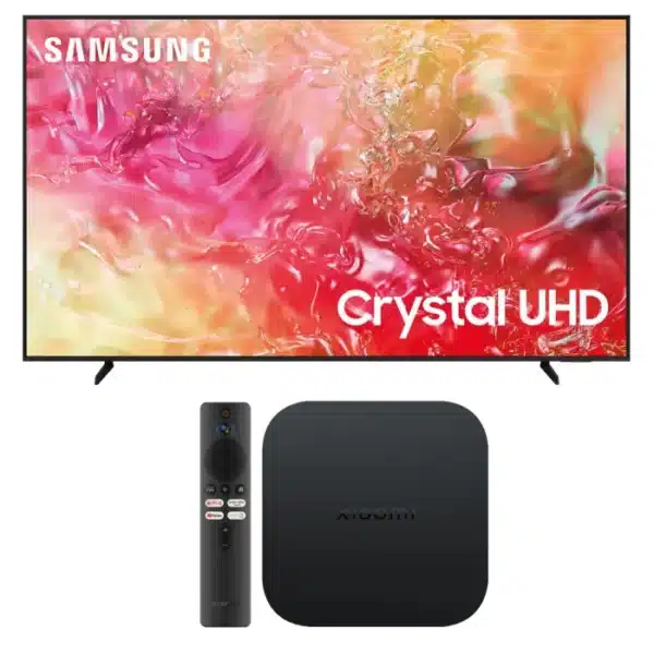 Samsung 65-inch 65DU7000 Crystal UHD + Xiaomi 4K TV Box S 2nd Gen