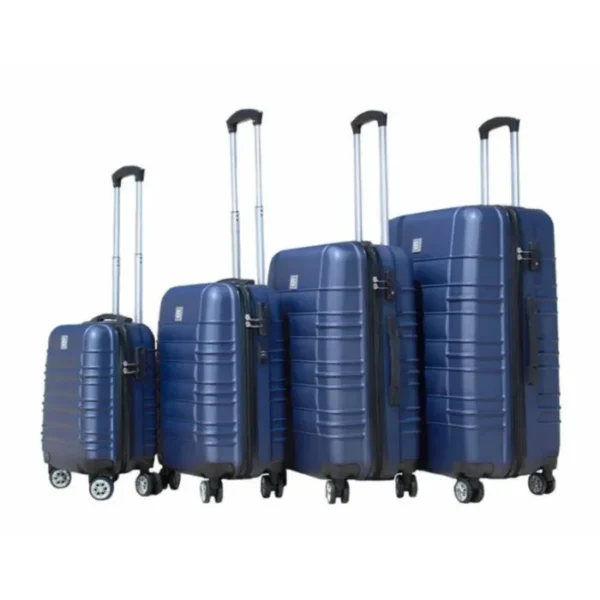 Eco Santorini 4 Piece Suitcase Set Navy