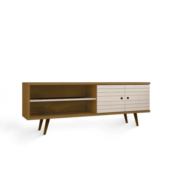 Linx Onix TV Stand 1.6M Cinnamon and White