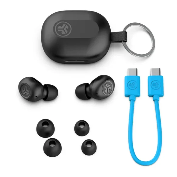 JLab Go Air Pop Wireless Earbuds Black - Image 3