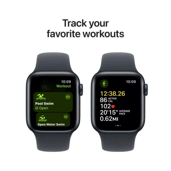 Apple Watch SE GPS 40mm Midnight Alu Case with Midnight Sport Band S/M - Image 4