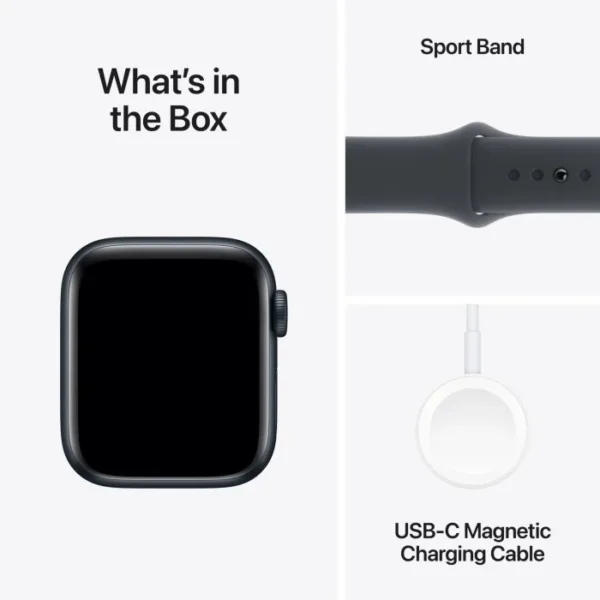 Apple Watch SE GPS 40mm Midnight Alu Case with Midnight Sport Band S/M - Image 3