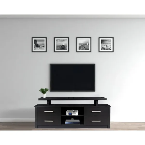 Carmen Plasma Stand, Black Matt
