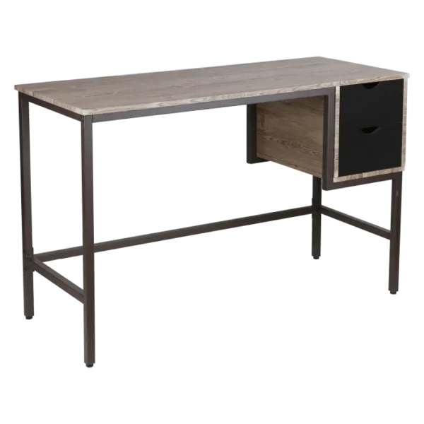 Everfurn Rampart Desk 2 Drawers