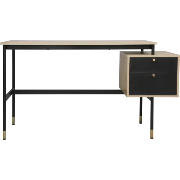 Everfurn Summit Desk with Two Drawers