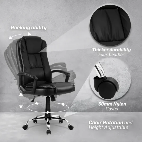 Everfurn Legion High Back Chair - Image 2