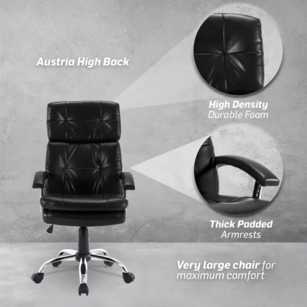 Everfurn Austria High Back Chair - Image 2