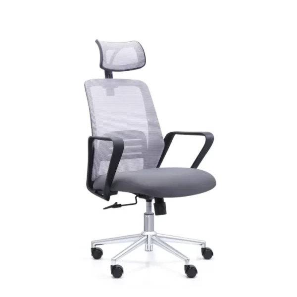 Everfurn Voyeur Ergo High Back Chair 2 White