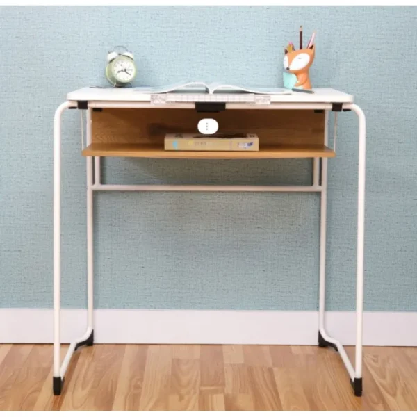 Linx Florida Adjustable Computer & Drawing Desk Oak White - Image 4