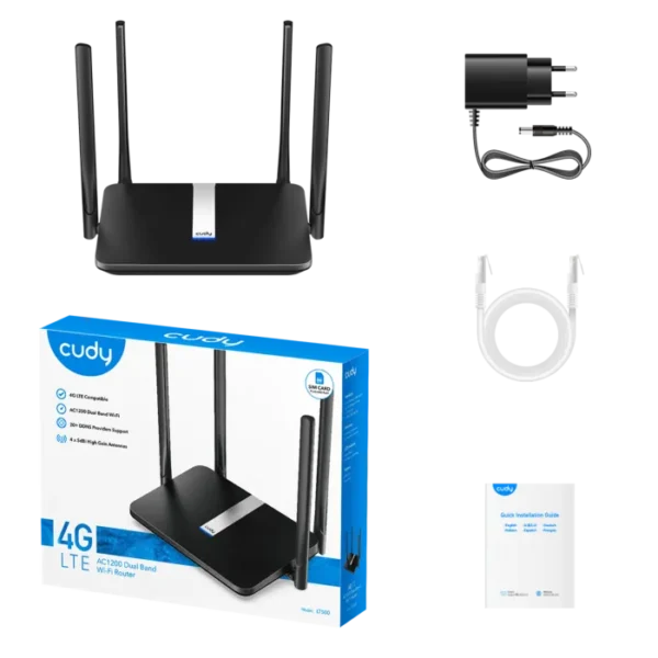 Cudy AC1200 WiFi 4G LTE Router - Image 3