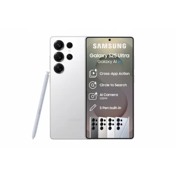 Samsung Galaxy S25 Ultra 256GB White Silver Incl Galaxy Watch 7