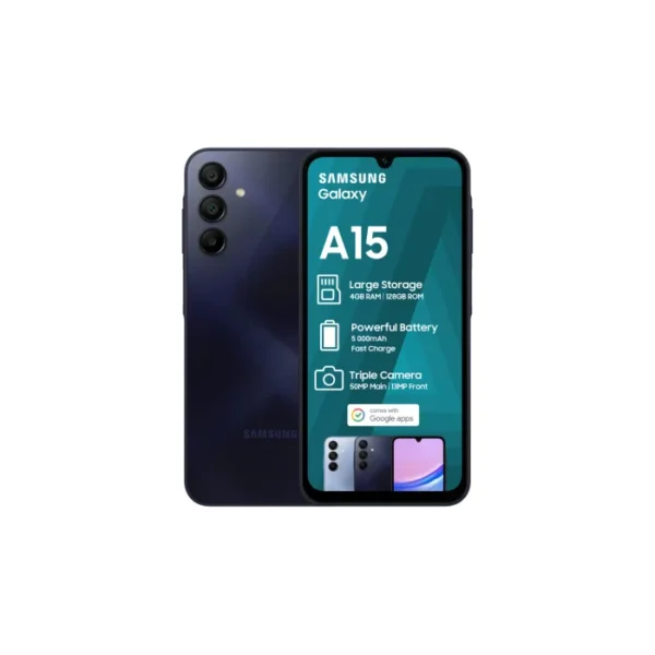Samsung Galaxy A15 128GB Blue Black