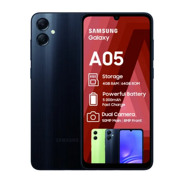 Samsung Galaxy A05 Dual Sim Black