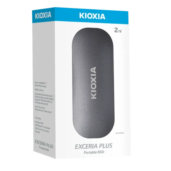 Kioxia Exceria Plus Portable SSD 2TB