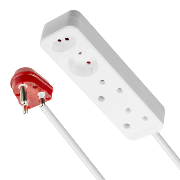Switched High Surge Protection Extension Lead 4 Way 3M